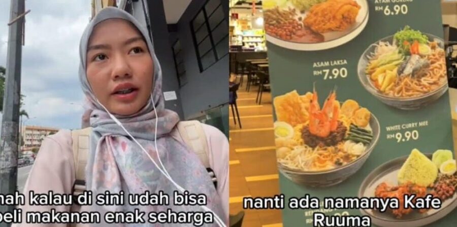 “Murah dan enak bangat” – Pelajar Indonesia puji makanan dalam pusat beli-belah Malaysia murah berbanding di negaranya
