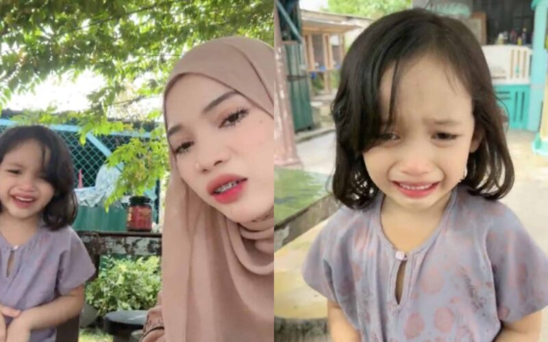 “Mengucap banyak, dah jauh sangat tu” – Netizen terhibur gelagat budak menangis nak bela anak babi