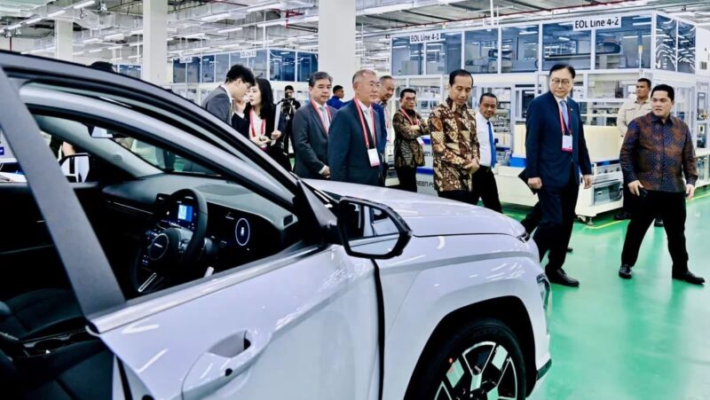 Jokowi lancar kilang bateri EV pertama di Indonesia